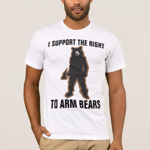 APOYO LA DERECHA DE ARMAR las camisetas divertidas