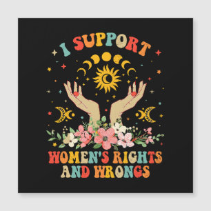 Apoyo los derechos y los errores de las mujeres vi