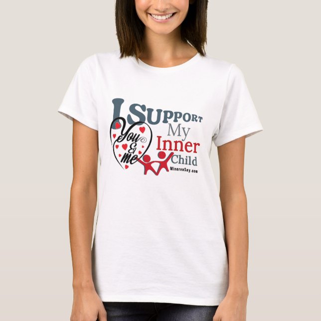Apoyo mi camiseta interior (ligera) (Anverso)