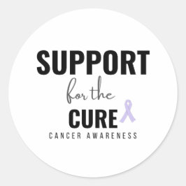apoyo para la cura a todos los Pegatinas del cánce