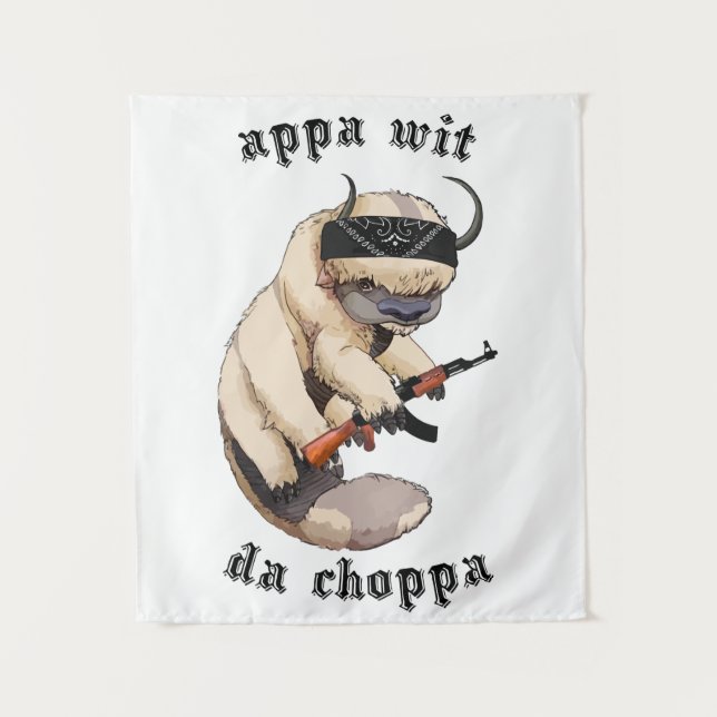 Appa Con El Tapiz Choppa (Anverso)