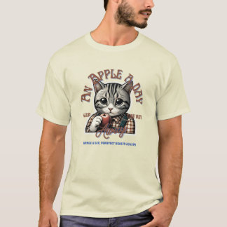 ¡Apple al día, la salud perfecta siempre! Camiseta