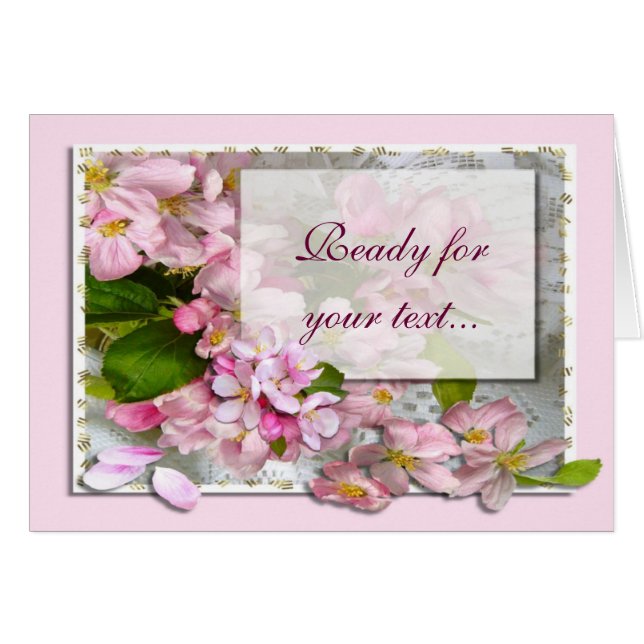 APPLE BLOSSOM ~ Card (Anverso (Horizontal))