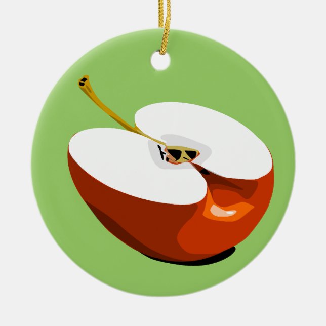 Apple corta el ornamento (Frente)