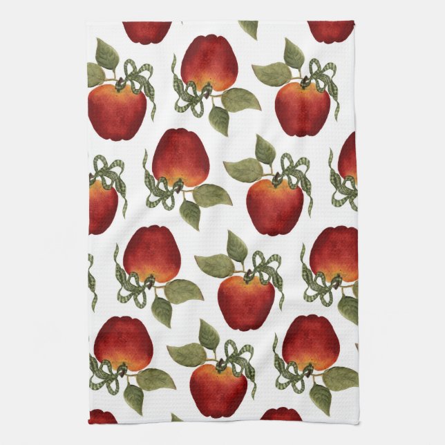 Apple cosecha - la toalla de cocina (Vertical)