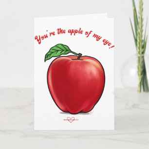 Apple de mi tarjeta El día de San Valentín visual