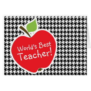 Apple en Black & White Houndstoth