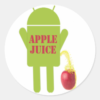 APPLE JUICE PEGATINA