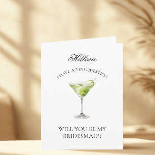 Apple Martini serás mi tarjeta de novia