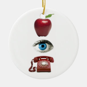 APPLE OBSERVA el ornamento del árbol del TELÉFON