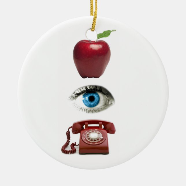 APPLE OBSERVA el ornamento del árbol del TELÉFONO (Frente)