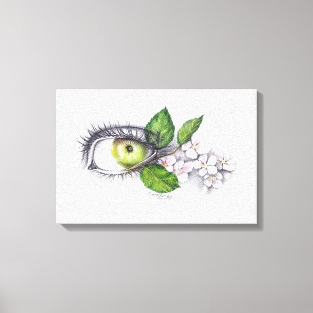 Apple of my eye Arte surrealista de dibujo (Anverso)