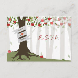 Apple Orchard otoño boda otoño RSVP