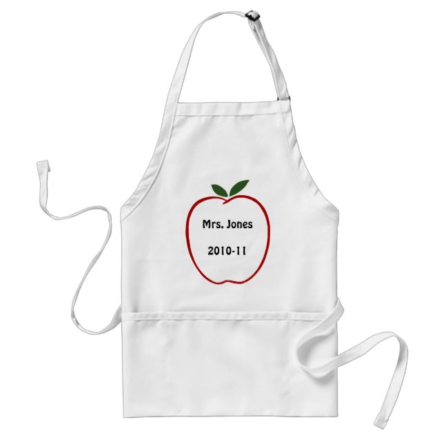 Apple para el profesor - delantal (Frente)