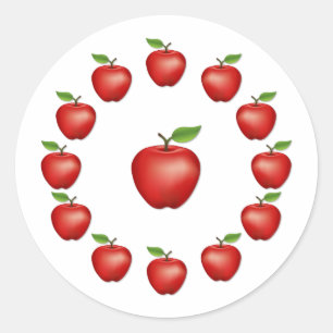 Apple, Pegatina Red Delicious