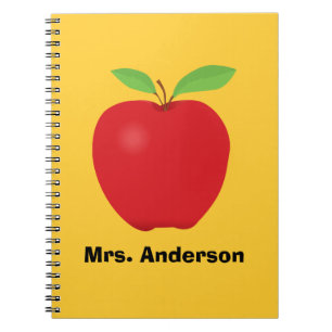 Apple personalizó con el cuaderno del nombre del