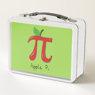 Apple Pi Cute Math Pi Day Lunch Box