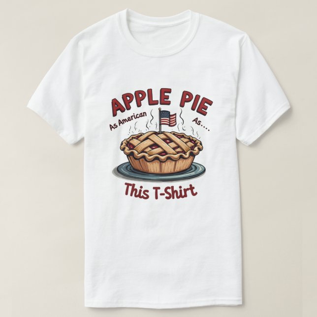 Apple Pie: Como Americano Como... Esta camiseta (Diseño del anverso)