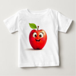 Apple printed Baby Fine Jersey T-Shirt