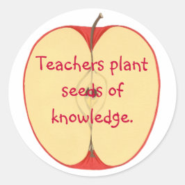 Apple, profesores plantan semillas de Pegatinas de
