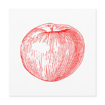 Apple Red Letterpress de Candy