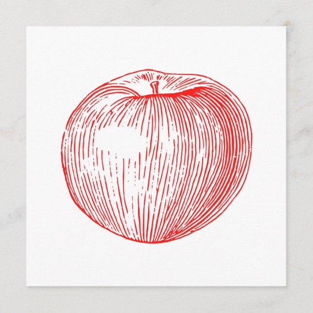 Apple Red Letterpress de Candy (Anverso)