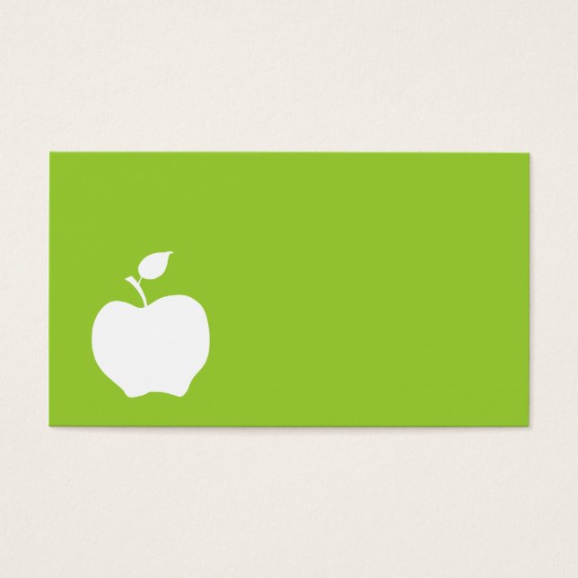 Apple verde y blanco (Frente)