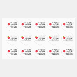 Applesauce impermeable etiqueta de tipografía mode