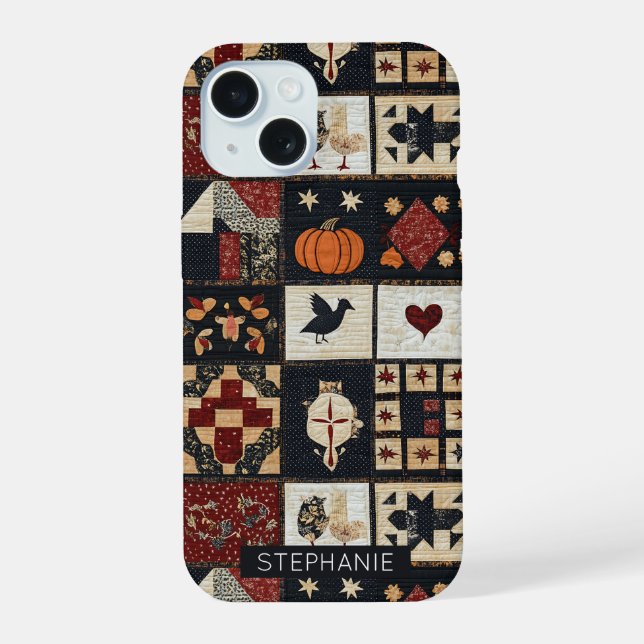 Appliqué y geométrico primitivo de la granja (Reverso )