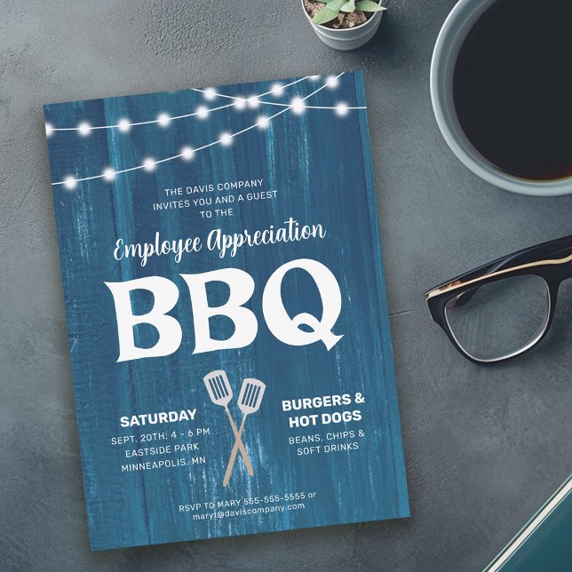 Apreciación de los empleados Invitación a BBQ Rust (Subido por el creador)