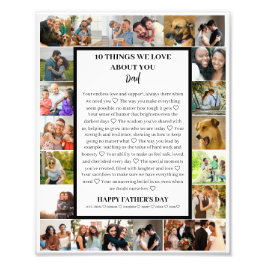 Apreciación de papá | Collage de fotos del Día del