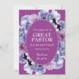 APRECIACIÓN DEL PASTOR   SERVIDOR   Floral   Graci