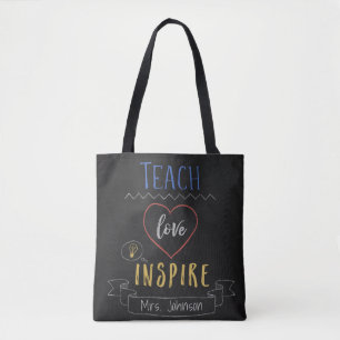 Apreciación del profesor, bolsa de té personalizad