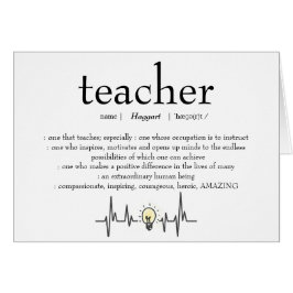 Apreciación del profesor personalizada