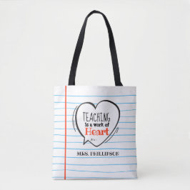 Apreciación del profesor Personalizada Bolsa de To