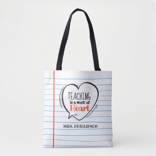 Apreciación del profesor Personalizada Bolsa de To (Anverso)
