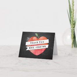 Apreciación del profesor Tarjeta de agradecimiento