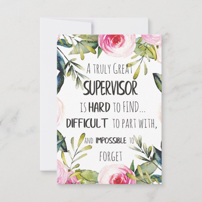 Apreciación del supervisor Gracias Jefe de presupu (Anverso)