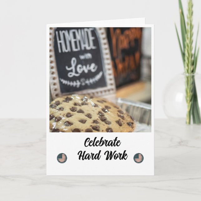 Apreciación dulce - Tarjeta por el Día del Trabajo (Anverso)