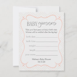 Apreciaciones del bebé geométrico del Pastel Peach