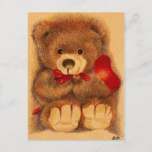 Apreciada postal de Teddy Bear