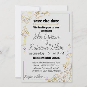 Apreciados comienzos, invitaciones de bodas