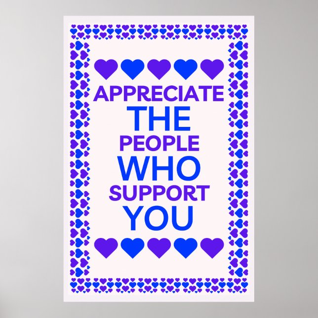 Apreciar a las personas que te apoyan en el arte d (Frente)