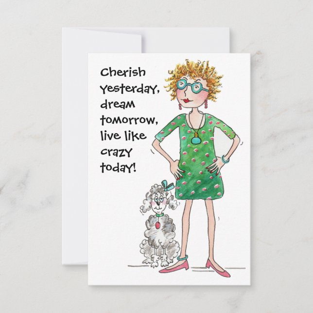 Apreciar ayer, soñar mañana, vivir como loco (Anverso)