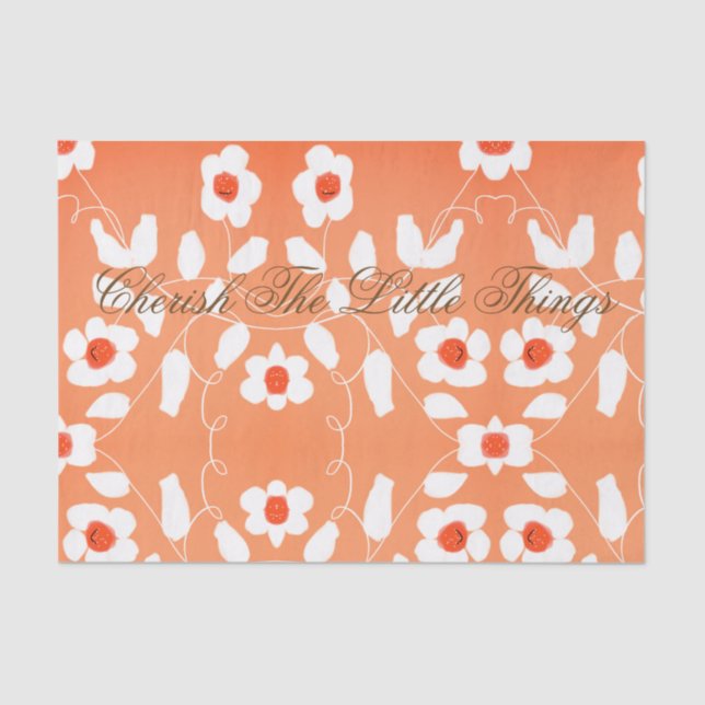 Apreciar las pequeñas cosas del papel del tejido (Anverso)