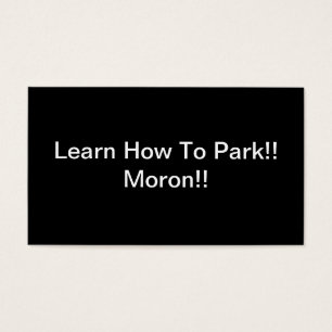 Aprenda cómo parquear al Imbécil