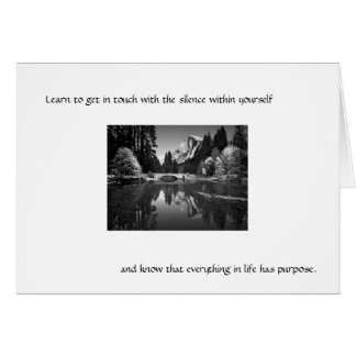 Aprenda conseguir en contacto con el silencio…