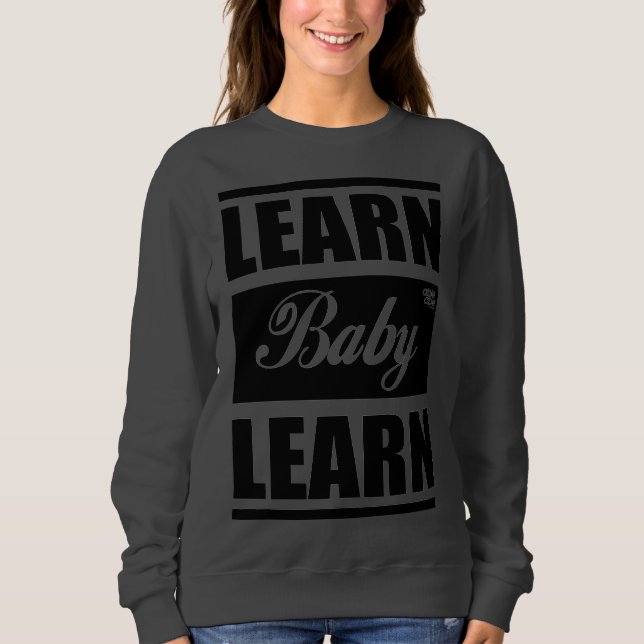 Aprende Bebé Aprende Sudadera (Anverso)