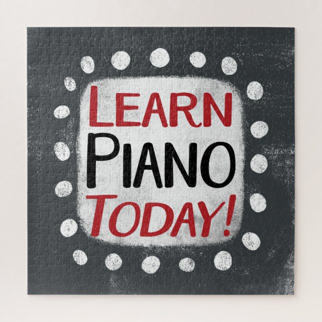 Aprender el piano hoy rompecabezas (Vertical)
