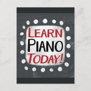 Aprender la postal de Piano Hoy
